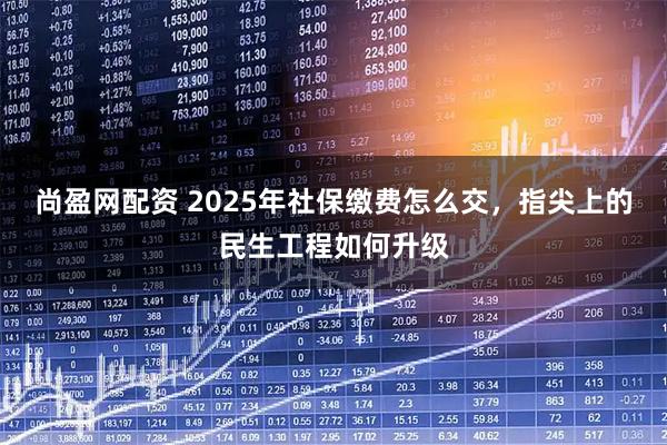 尚盈网配资 2025年社保缴费怎么交,指尖上的民生工程如何升级