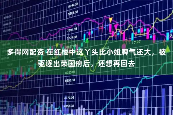 多得网配资 在红楼中这丫头比小姐脾气还大，被驱逐出荣国府后，还想再回去